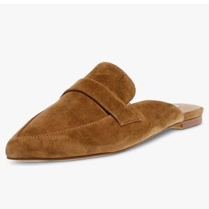 Steve Madden Women’s Flavor Mule, Cognac Suede Size 7. New without box.